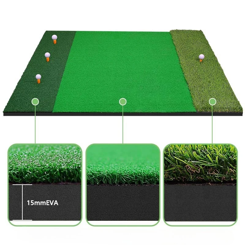 Golf swing pad, outdoor three-in-one multi-functional exercise