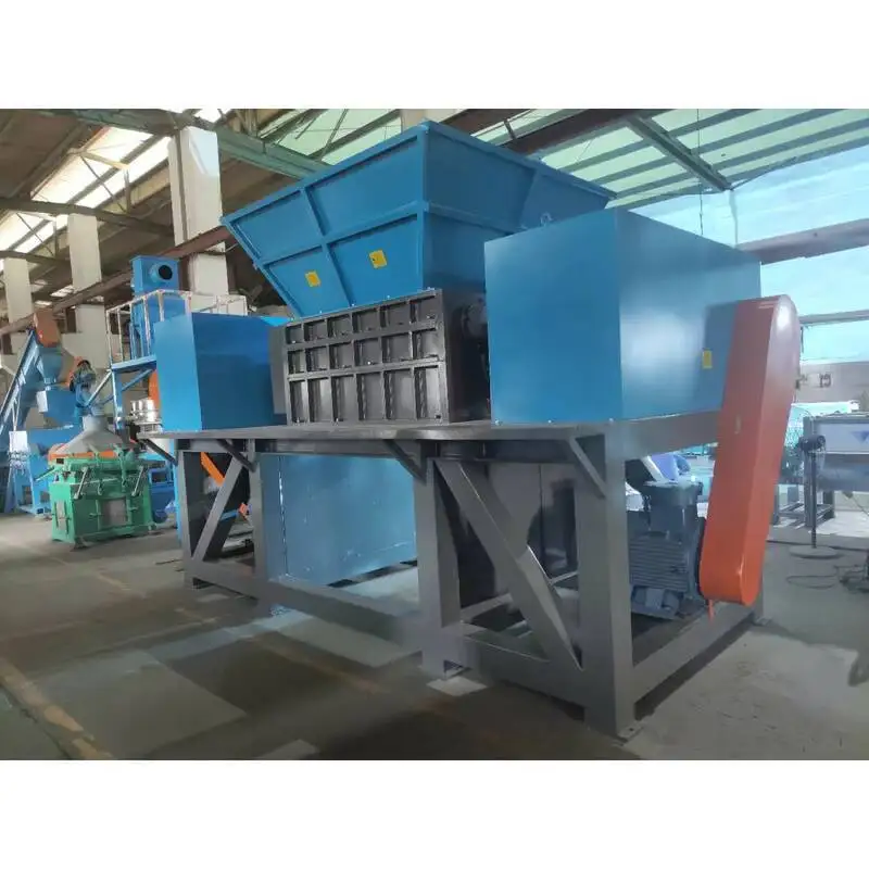 2025 آلة تقطيع العمود المزدوج الخردة المعدنية المنزلية كسارة كتلة الحديد