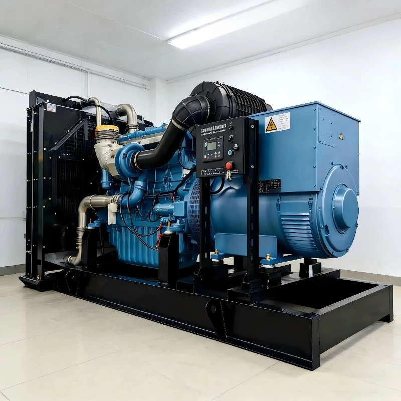 Customized 500KW 625KVA Open Frame Diesel Generator With Auto Start And ATS For Industrial Plants Mining Heavy Duty Continuous P