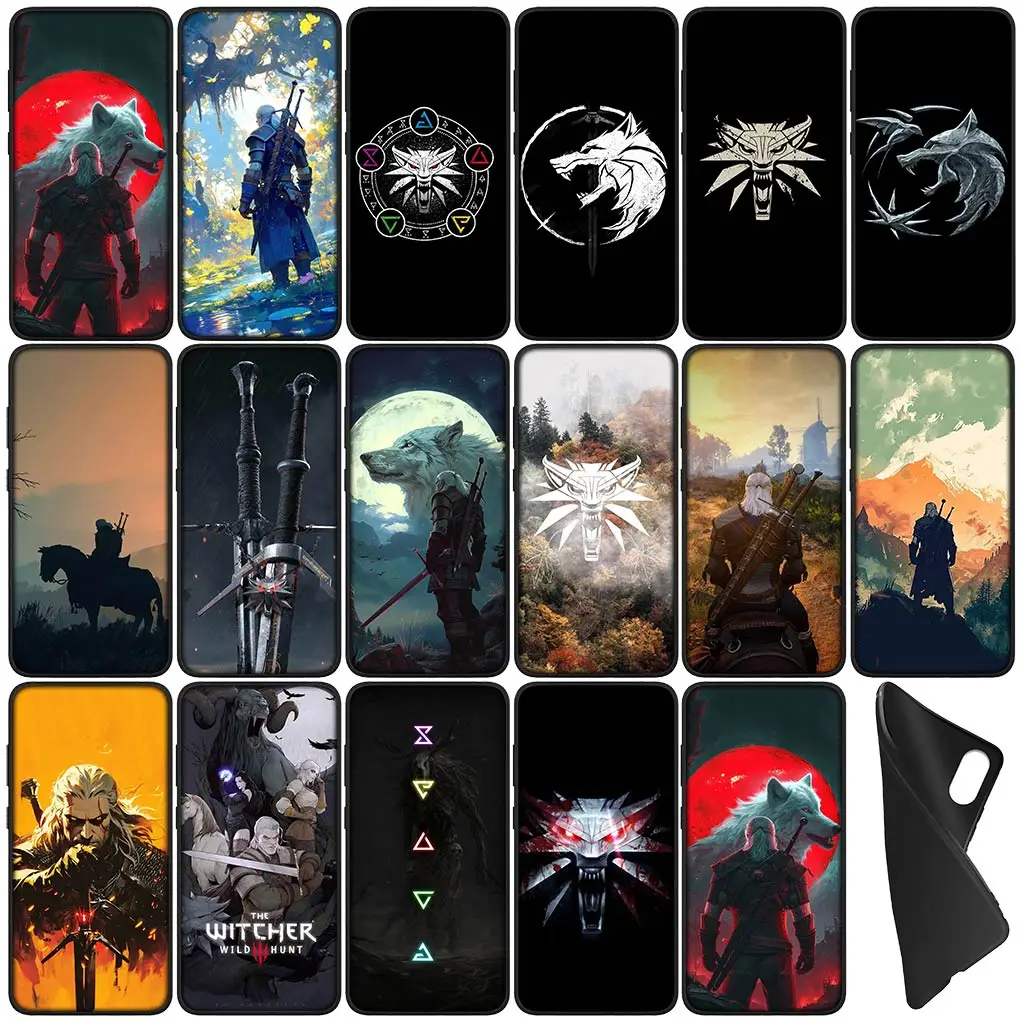 New High-End W-Witchers Game Cover Phone Case for Xiaomi Redmi Note 13 13C A3 A3X Mi POCO F6 F5 X6 Pro + 5G 4G Flexible Coque