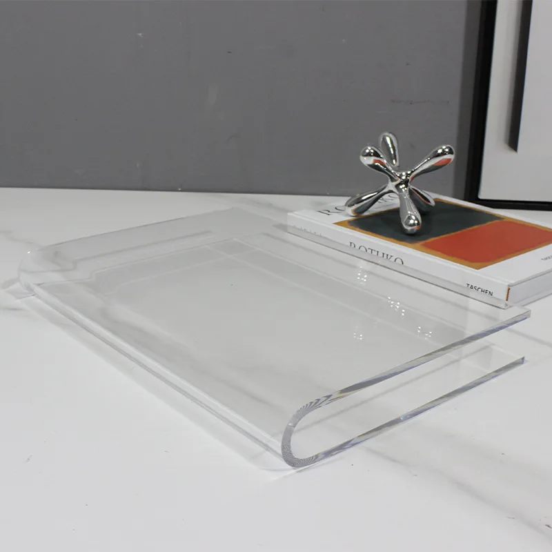 간단한 투명 아크릴 디스플레이, 책 케이스, 학습 디스플레이 캐비닛, 장식 장식품
