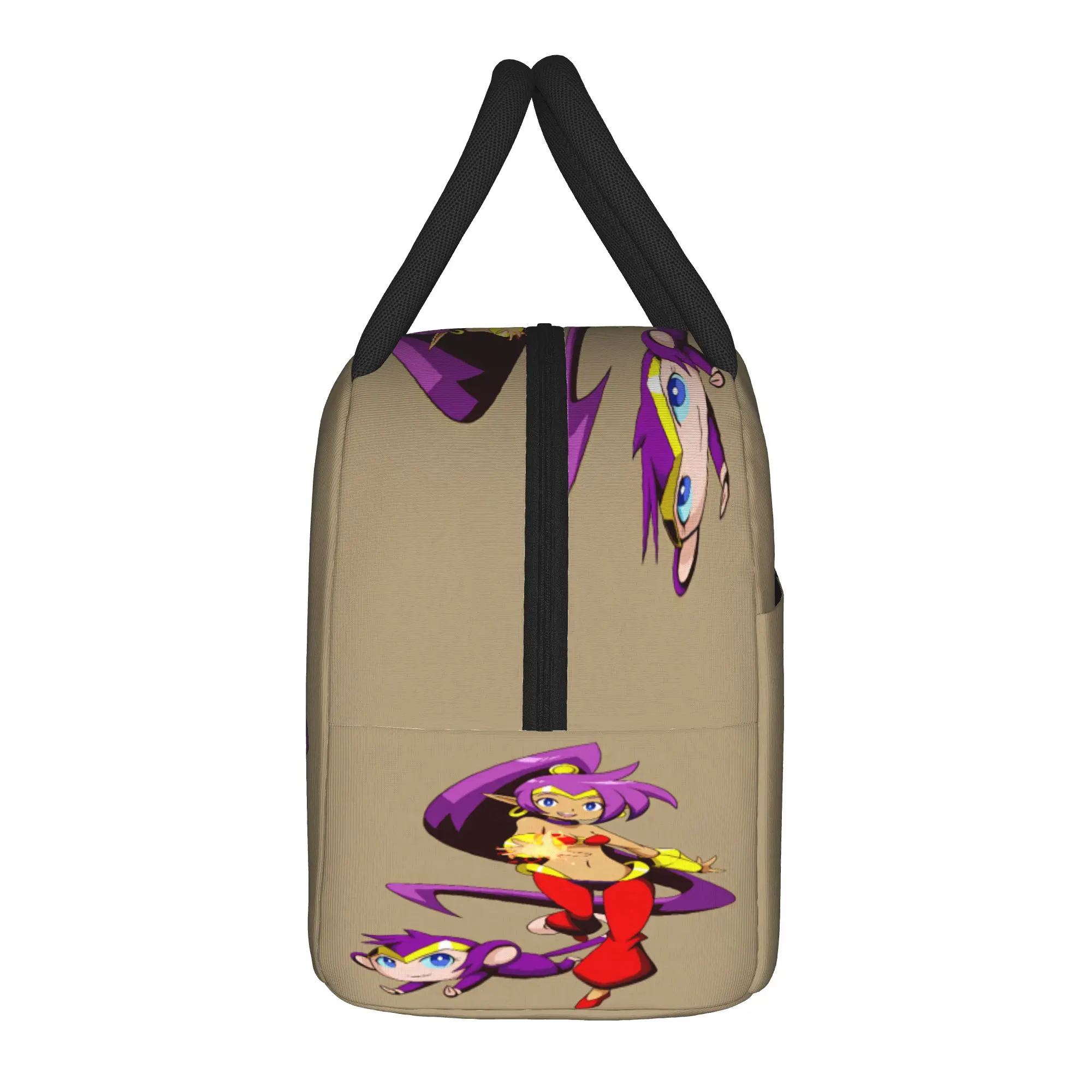 Shantae Half Genie Lunch Bag For Adult Lunch Box Aesthetic Outdoor Picnic Cooler Bag Portable Zipper Waterproof Tote Food Bags