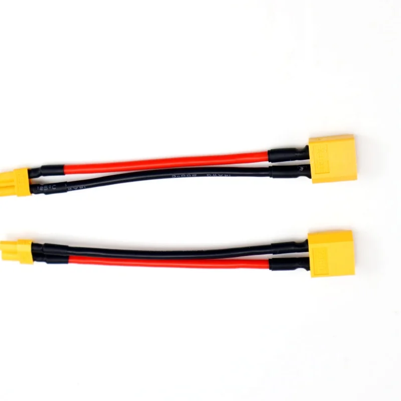 1/2/5 قطعة XT60 التوصيل إلى XT30 موصل محول كابل شحن سلك من الرصاص 14awg 10 سنتيمتر لشواحن نمط ISDT