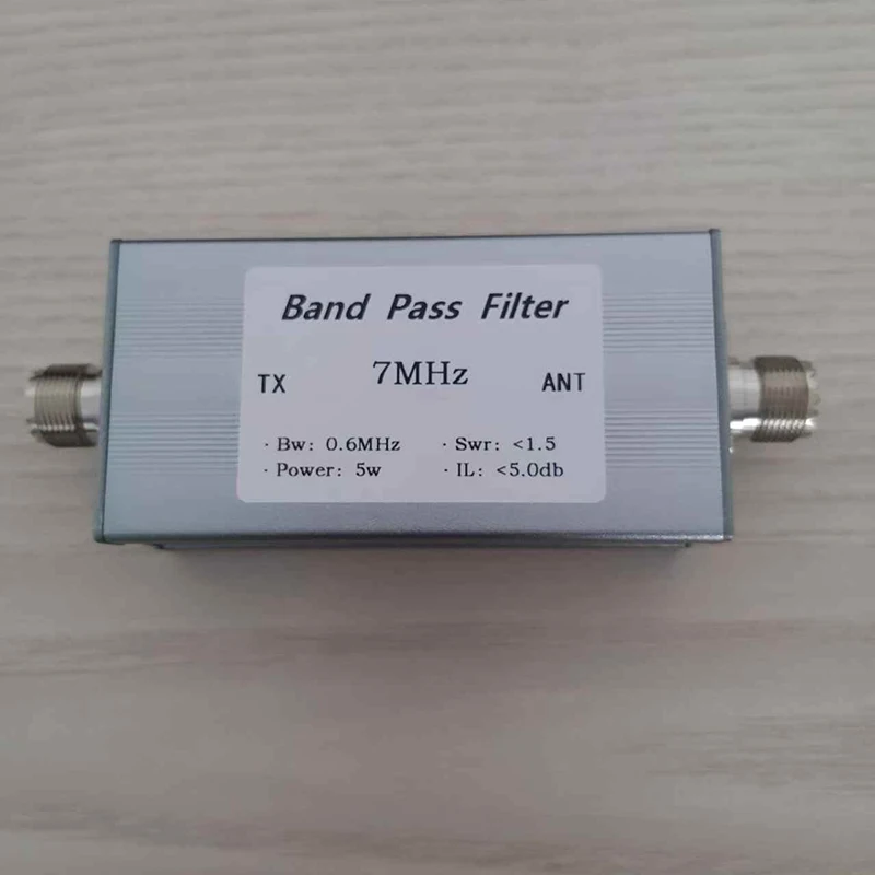 

Полосовой фильтр 7 МГц, полоса пропускания, 0,6 МГц, высокая изоляция, полосовой фильтр BPF-7M-5WM-plus, защита от помех, повышение чувствительности