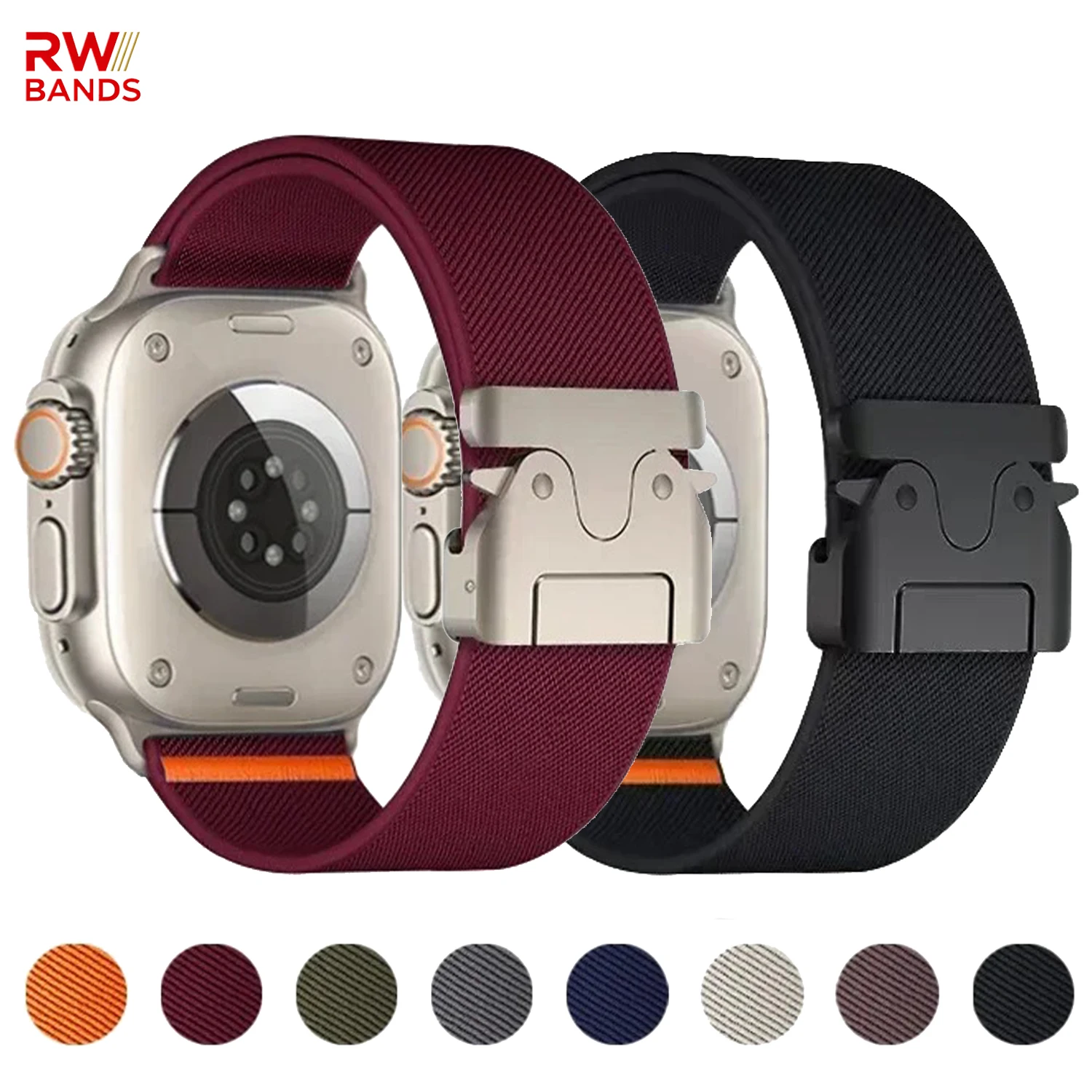 Fallschirmriemen für Apple Watch 11/10/9 Band 46mm 42mm 45mm Ultra 49mm 44mm 41mm Geflochtenes Armband Correa iWatch Series 8 6 7