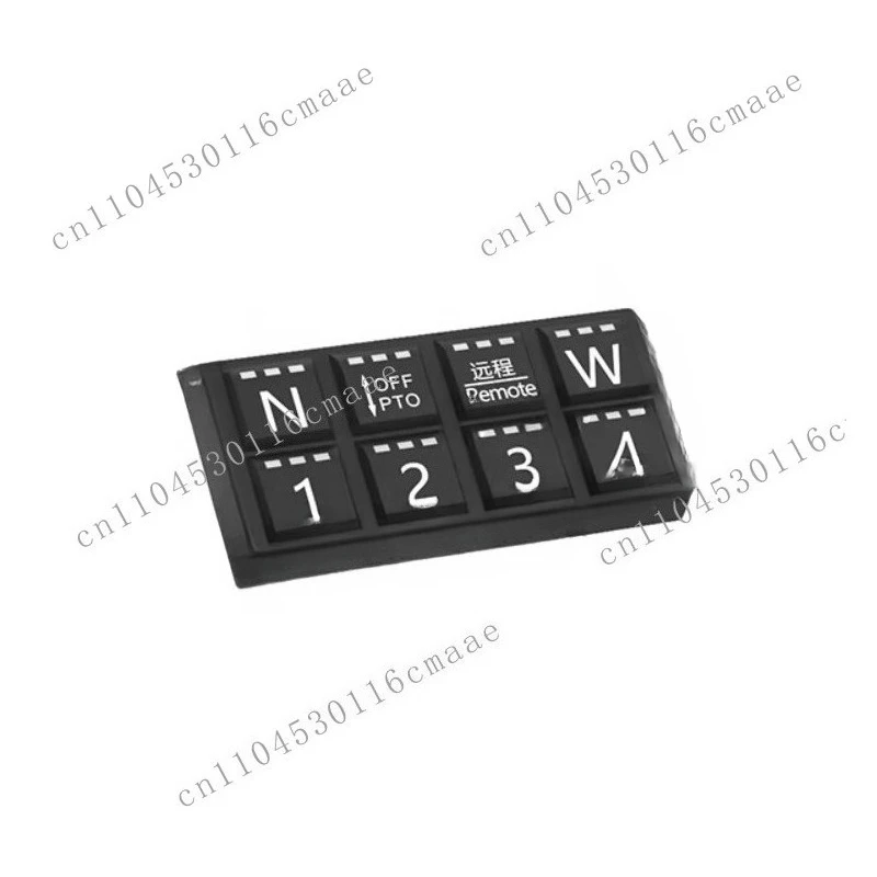 Intelligent CAN Bus Keypad DC 12V 24V 8 Keys Push Button Switch Panel Automotive Electronic Backlit Silicone Rubber Keypad
