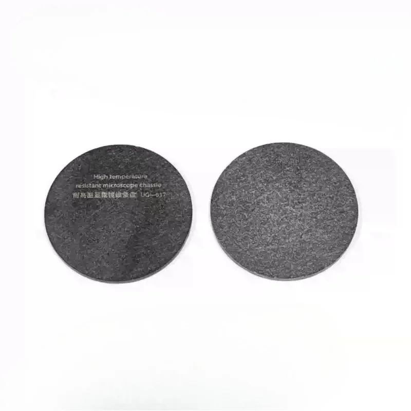 High Temperature 500℃ Synthetic Stone Microscope Stage Plate Platform for Microscopy Heat Resistant Base Board