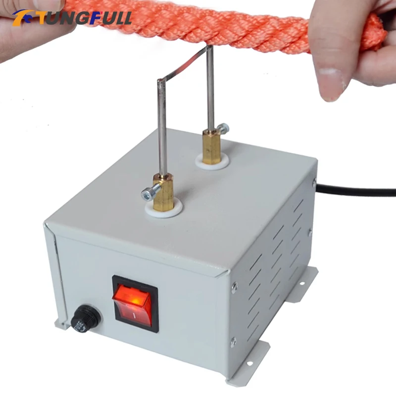 220V Hot Nylon Rope Cutter Cutting Knife Thermal Cutter Heat Webbing Cutting Tool Electric Rope Cutter for Tube Ribbon Plastics