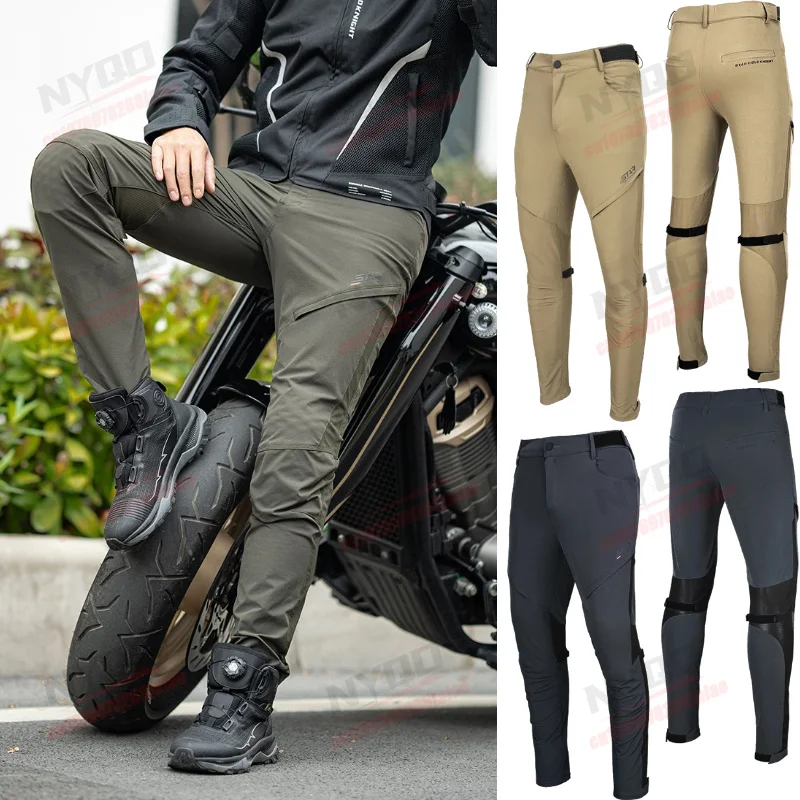 motorcycle-riding-pants-summer-mesh-breathable-men's-quick-drying-wear-resistant-belt-ce-protective-equipment-accessories