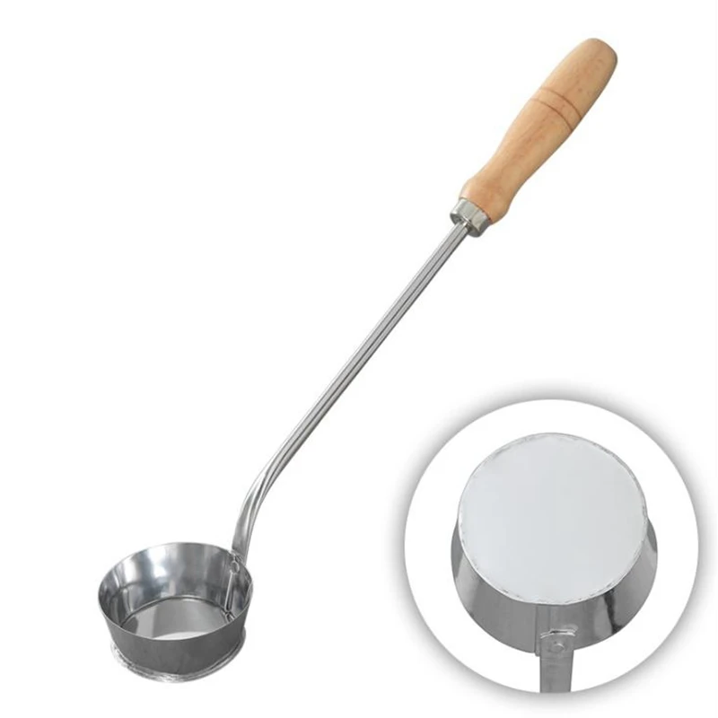 Stainless Steel Kitchen Cake Making Mold Meat Patty Mold Household Manual Fried Meat Spoon