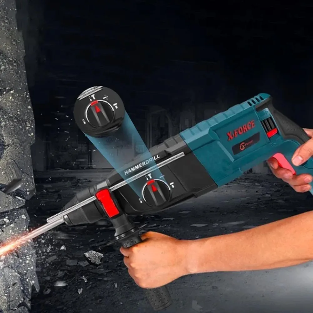 220V 26MM Rotary Hammer 820W Power Electric Hammers SDS Plus Chuck 4 Functions Drill Hammer Machine Rotomartillo