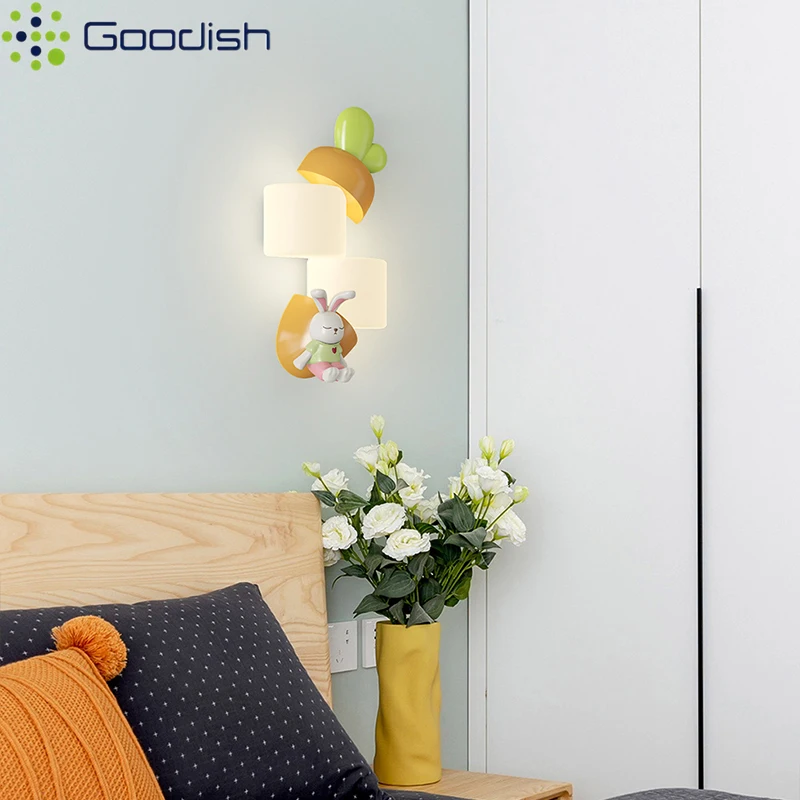 Panda Moderne LED Wandlampen Nordic Leuke Aap voor Kinderkamer Woonkamer Achtergrond Kunst Woondecoratie Verlichtingsarmaturen