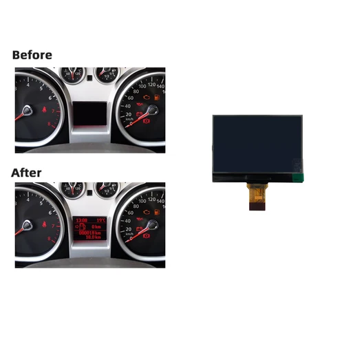 Imagen 2 del producto Pantalla LCD para Ford Focus Kuga Galaxy c-max tablero de instrumentos grupo de píxeles reparación faltante accesorios de coche