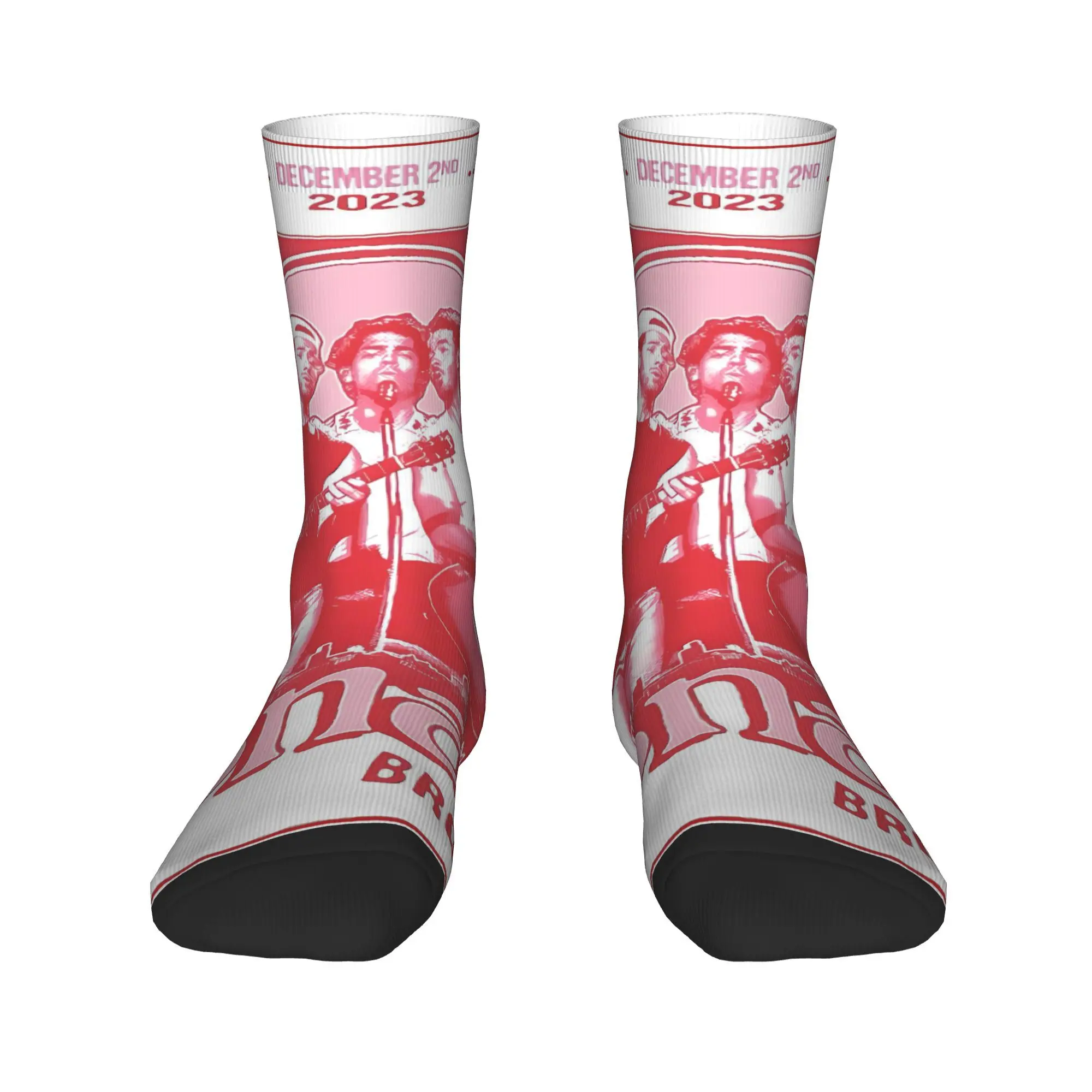 Calzini unisex da uomo Jonas Bros 20th Anniversary Tour Calze Calzini antiscivolo di qualità Calzini da esterno dal design casual autunnale