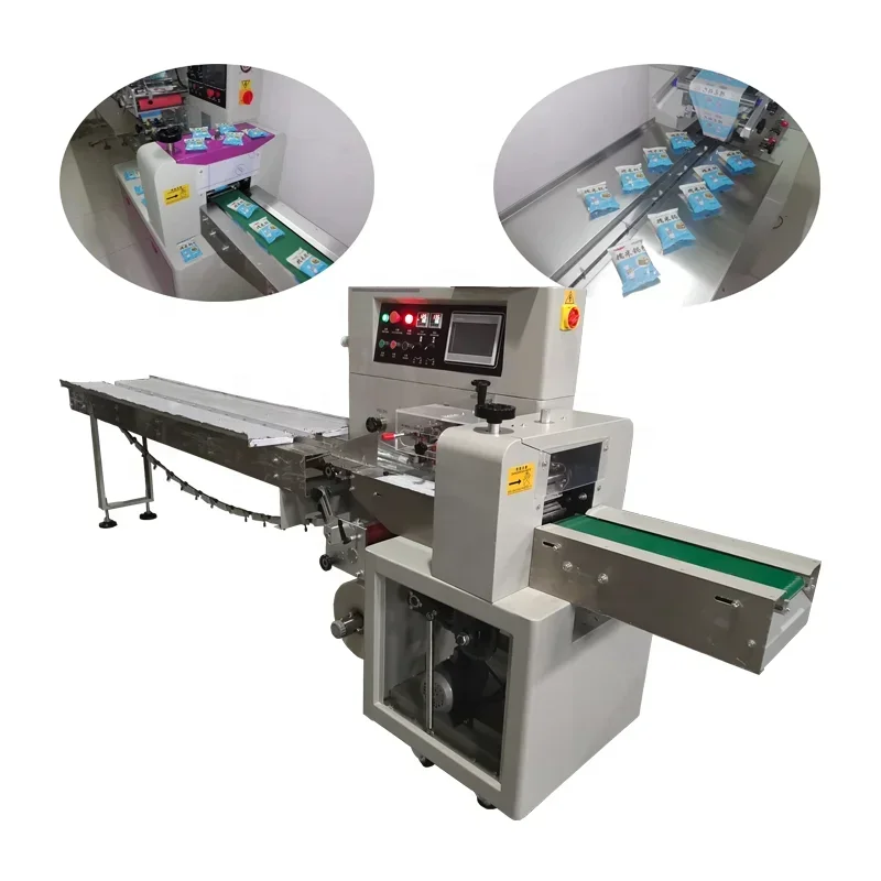 Automatic Horizontal Ice Cream Packing Machines Popsicle Ice Candy Packaging Machine for Restaurant