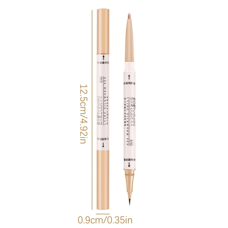 Double Headed Colorful Hightlight Pen Liquid Eyeliner Long Lasting Waterproof Sweatproof Anti Smudge Makeup Tool For Women