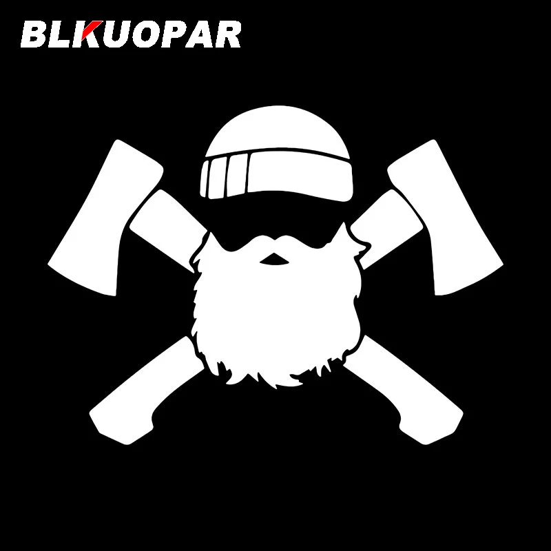 BLKUOPAR Lumberjack Car Stickers Vinyl Fashion Decals Occlusion Scratch Die Cut Handsome Waterproof Motorcycle Surfboard Lable