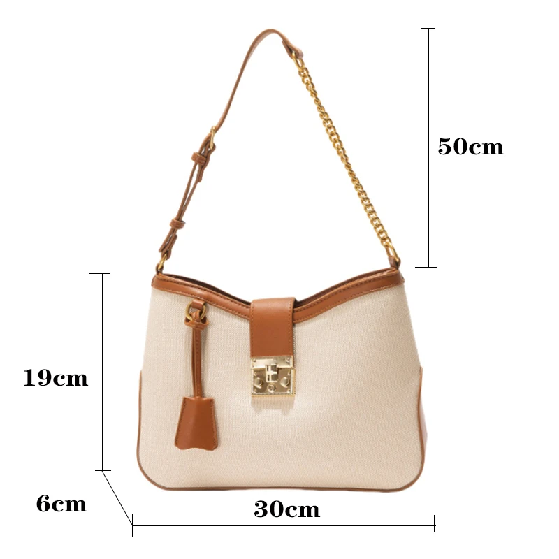 2024 New Popular Underarm Bag Summer Personality Women's Bag Trendy Texture Shoulder Bags Crossbag Casual Tote Bag