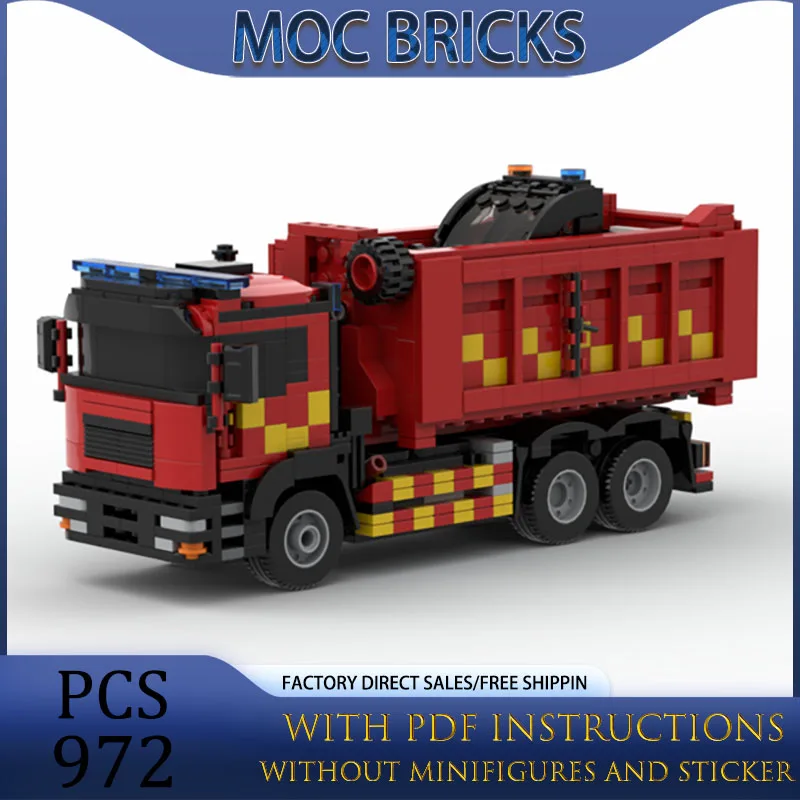 Fire Fighting Model Moc Building Blocks London Fire Brigade Model Technology Bricks DIY Assembly Construstion Toys Holiday Gift