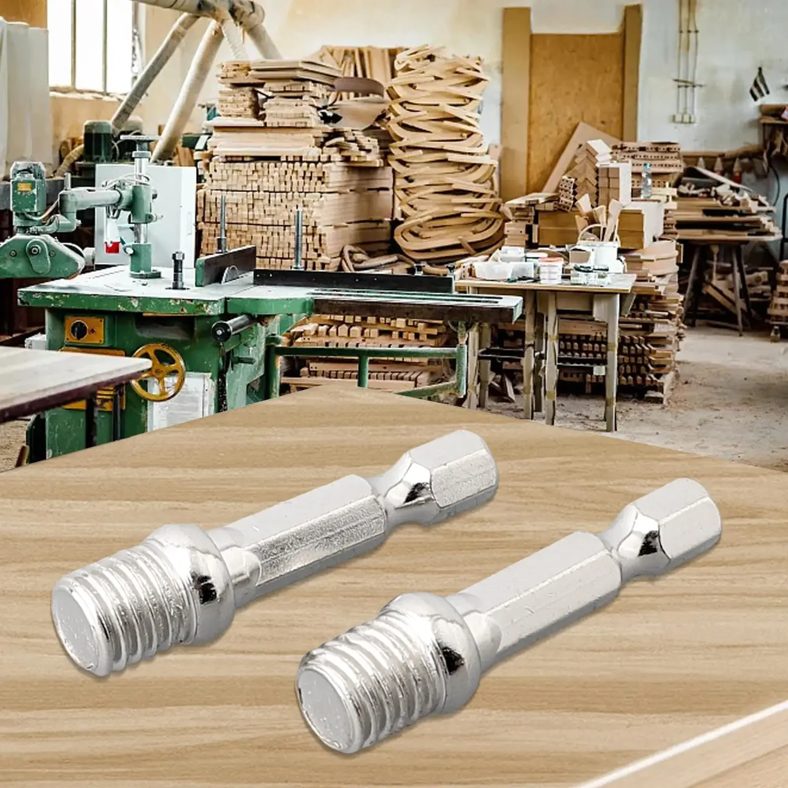 Angle Grinder Connecting Rod Adapter Drill Chuck M10 Polishing Disc 1/4 Hex Connection Conversion Rod For Angle Grinder