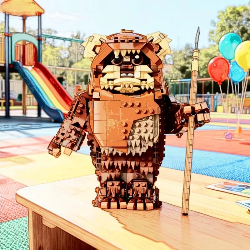 

2026 hot-selling jungle warrior building blocks assembly sentinel model gift toy boy children christmas birthday gift