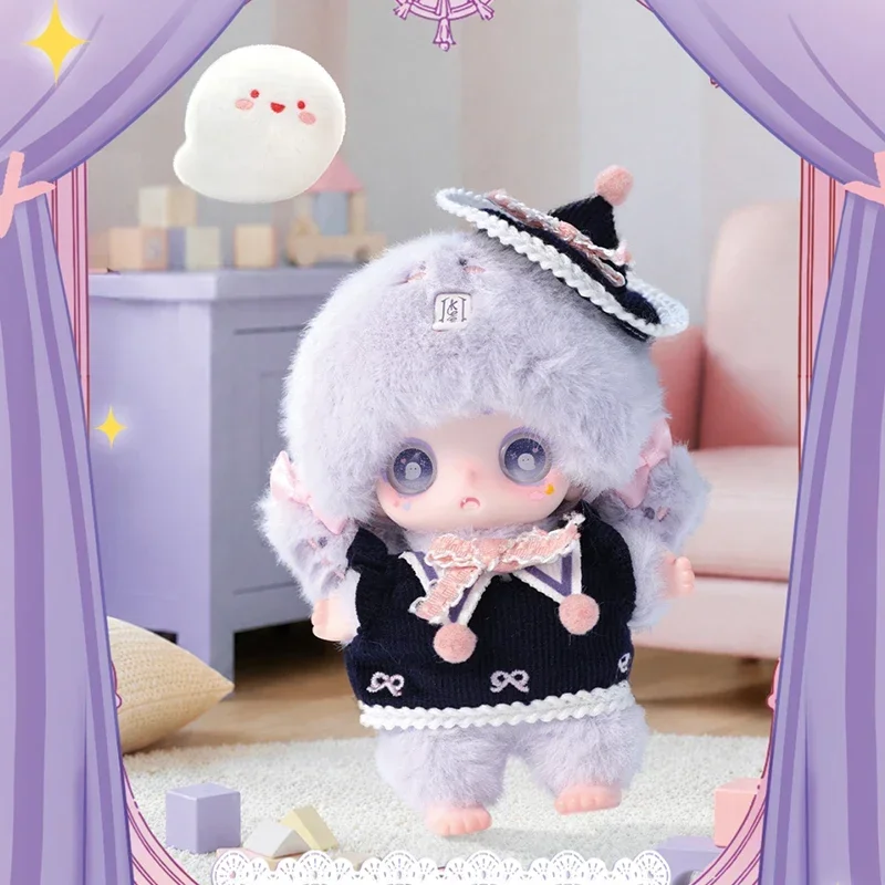 

Keeno Plush Cute Ghost Series Blind Box Mystery Box Toys Kawaii Ornaments Figurines Home Decor Desktop Model Dolls Gift Model