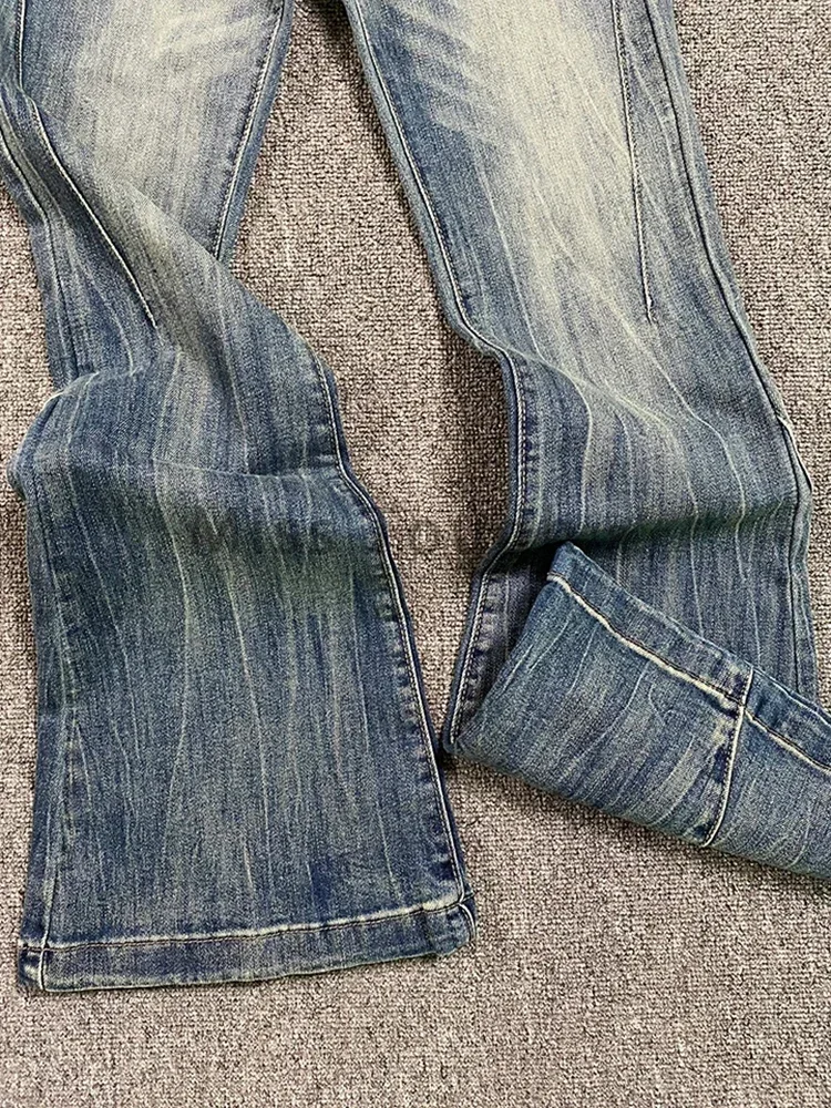 Pantalones vaqueros azules Vintage coreanos holgados para mujer, pantalones vaqueros anchos Harajuku Y2k de los años 90, ropa informal Retro