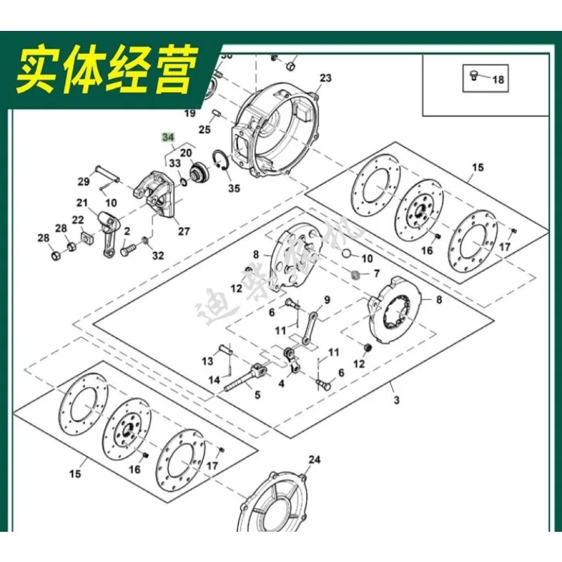 Tractor accessories 3B5543B604 oil seal SJ38080