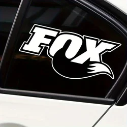 Car fox tail cartoon stickers, door and window/bumper covers, waterproof vinyl, durable, decorative support customization