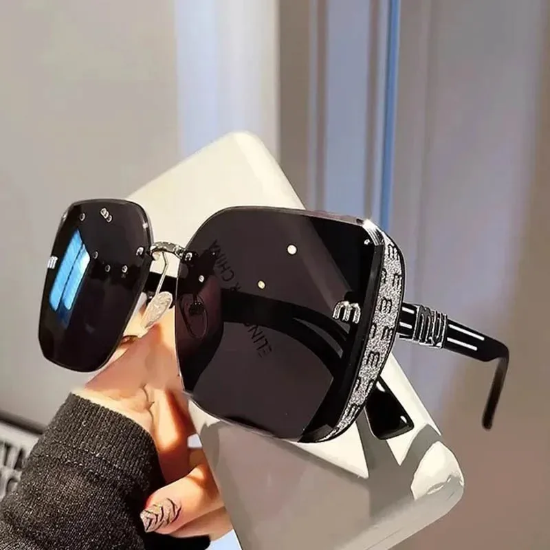 Vintage Luxury Brand Fashion Square Sunglasses Women Vintage Sun Glasses Ladies Trendy Driving Eyeglasses Gafas De Sol gallery 1