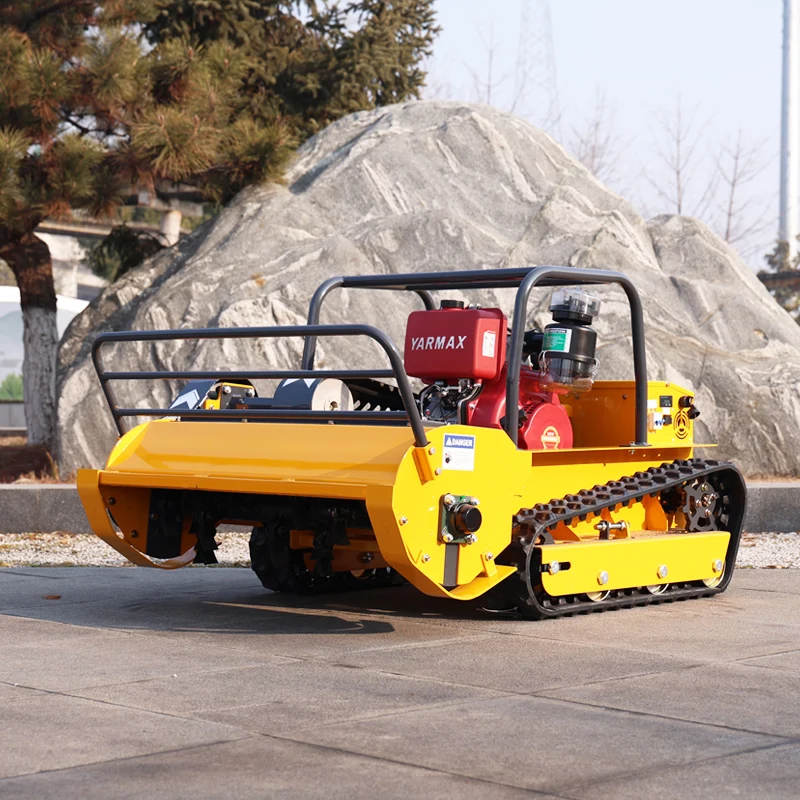 

Customized Popular Remote Control Grass Mower High Efficiency Wide Cutting Deck For Garden Yard Mountain Slope Lawn Trimming