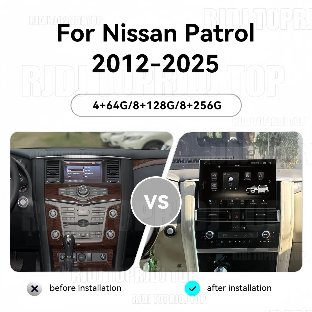 

13.1Inch For Nissan Patrol Y62 2012-2025 Armada Android Auto Car Radio Carplay GPS Tape Recorder DSP Stereo Multimedia Player 5G