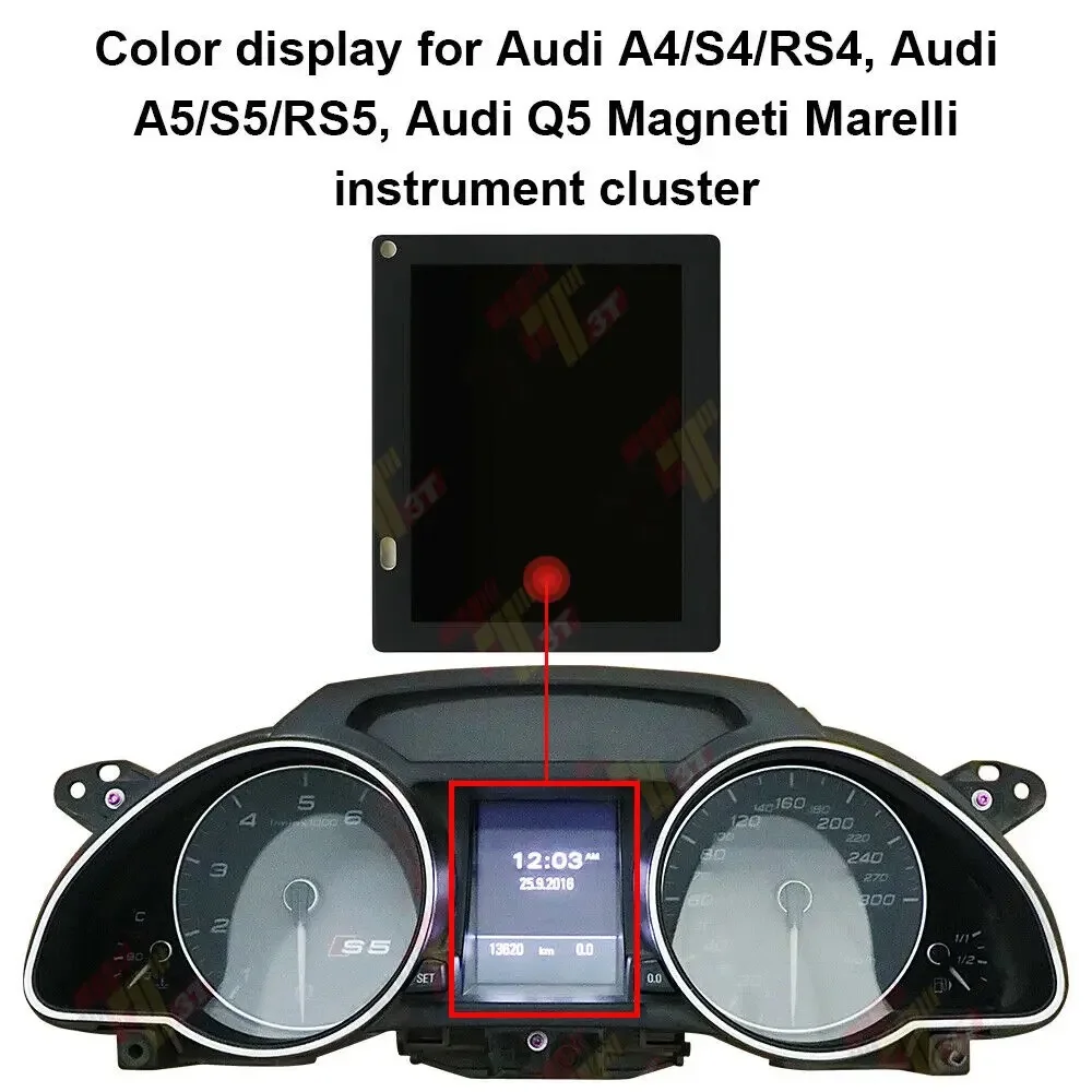 

Color Display for Audi A4/S4/RS4, A5/S5/RS5, Q5 Magneti Marelli Dashboards