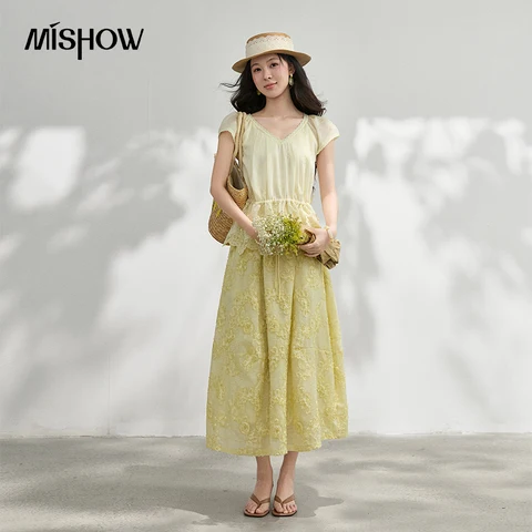 MISHOW Желдая юбка  MXF25B2533