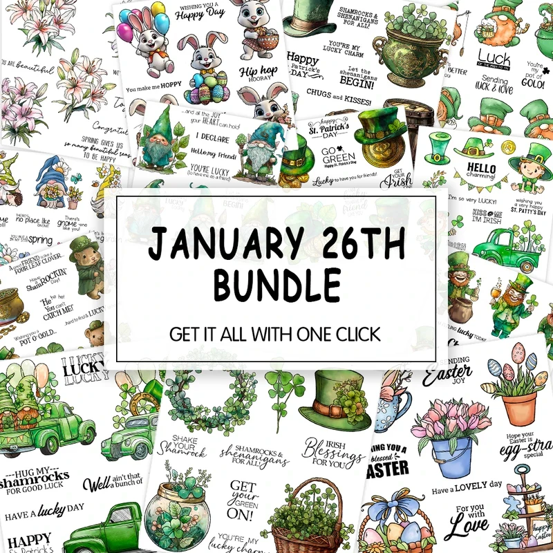 

ST. Patrick's Day & Easter Series Clear Stamps Metal Dies For Card Making DIY Scrapbooking Supplies For Albums Decor