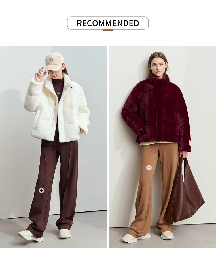 AMII Minimalist Down Jacket for Women 2025 Winter New Warm Lower Pile Duck Down Loose Thick Female Commuter Overcoat 12444008