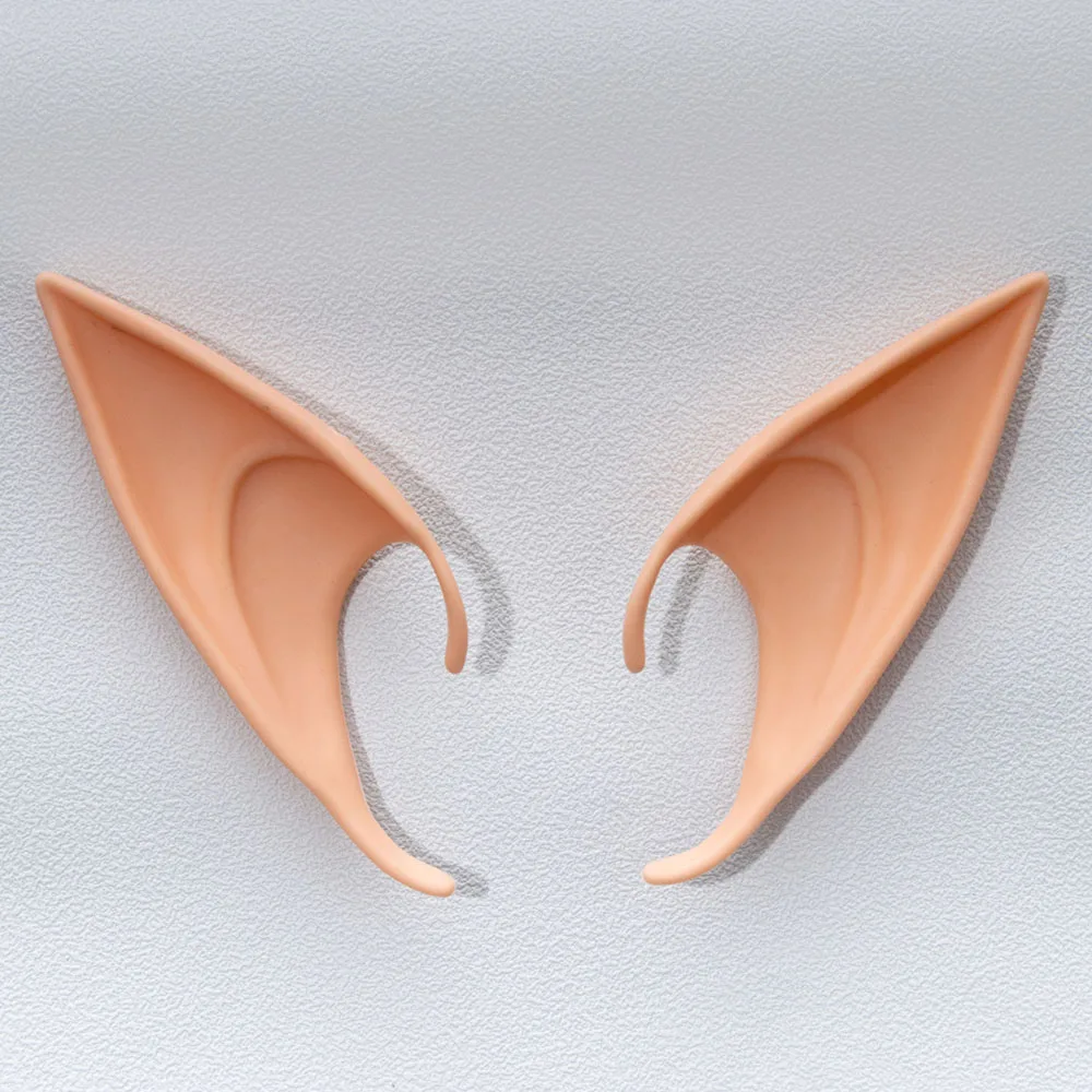 Angel Elf Ears Mysterious Fairy Cosplay Latex Ear Accessories Halloween Carnival Masquerade Decoration Party Adult Kids Props