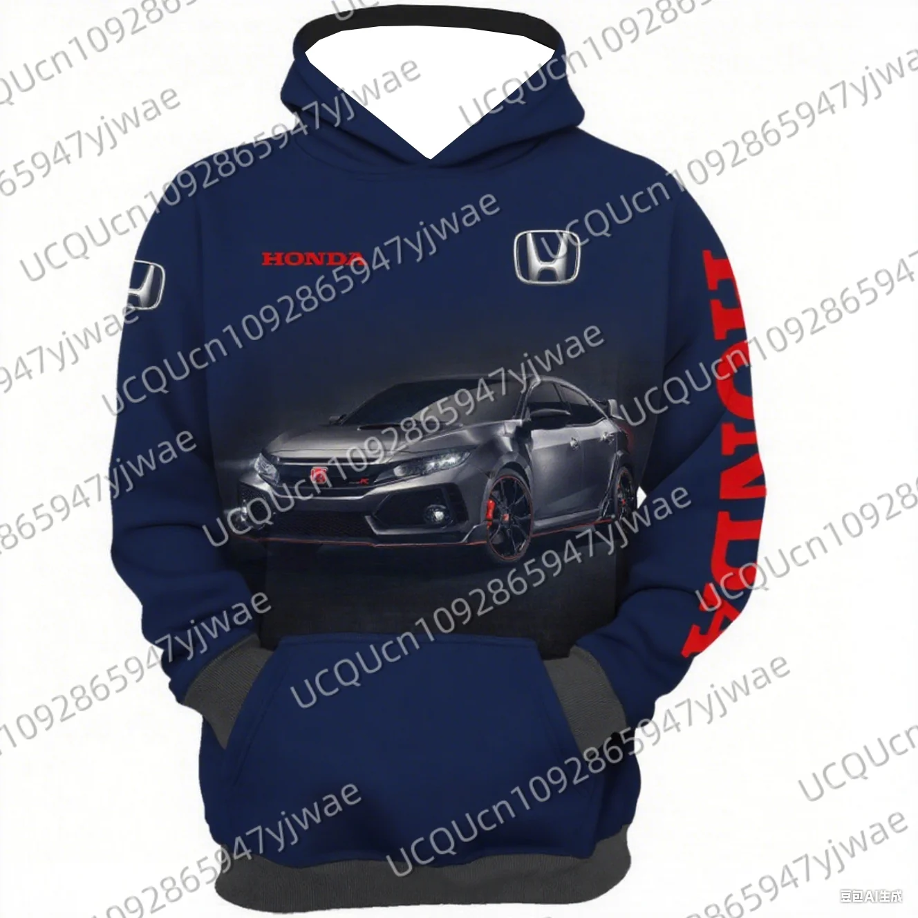 

Quick Dry Honda Motorcycle Jersey Hooded Hoodies Breathable Riding Dirt Bike and Mountain Racing Men's Women's Armored Hoodie
