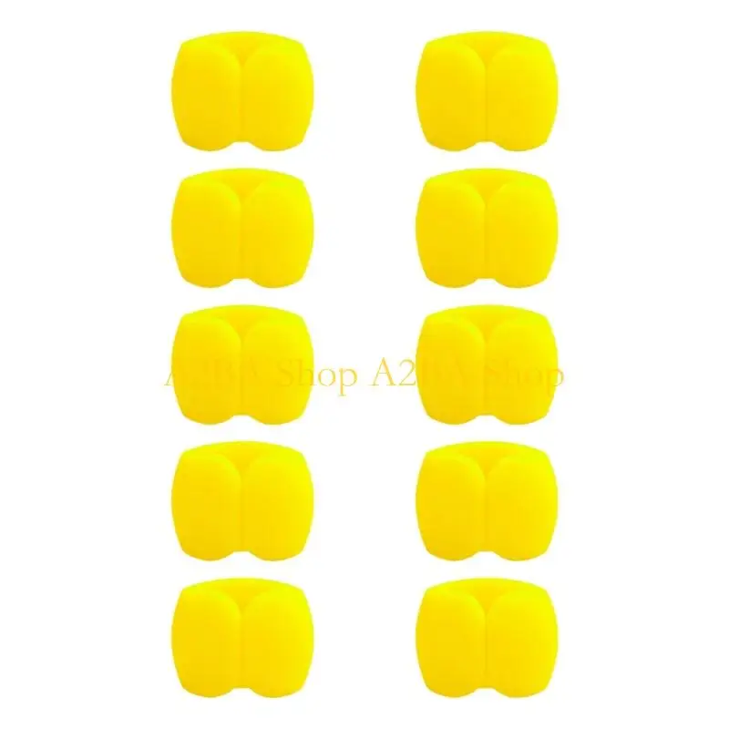 A2BA Rubber Cable Organizers Clip For Earphone Cord Management Tangling Resistant And Portable Design