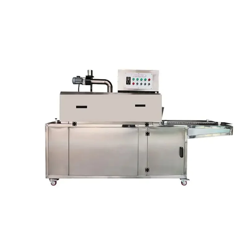 

Semi-auto Bottle Heat Steam Shrink Machine Coconut Wrap Sleeve Label Packing Machine