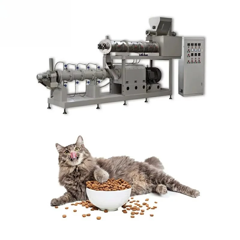 Amc China Produttore + Macchine per la lavorazione degli alimenti per animali domestici su piccola scala + Macchina per alimenti per gatti + Macchine per la lavorazione degli alimenti per animali domestici su piccola scala