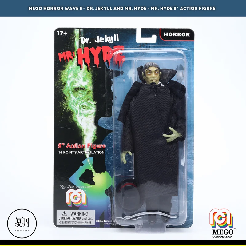 

In Stock Mego 8" Action Figure - Mr. Hyde Toy Collection Gift Boy Halloween Birthday