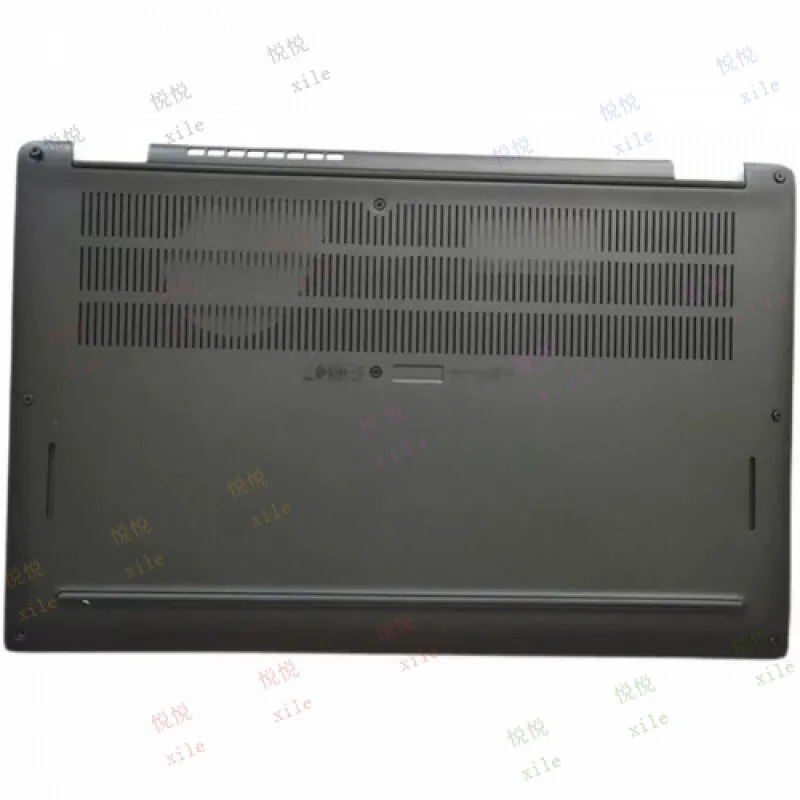 

L+ For Dell Latitude 7410 Chrome 0G0887 Black Bottom Cover Lower Case