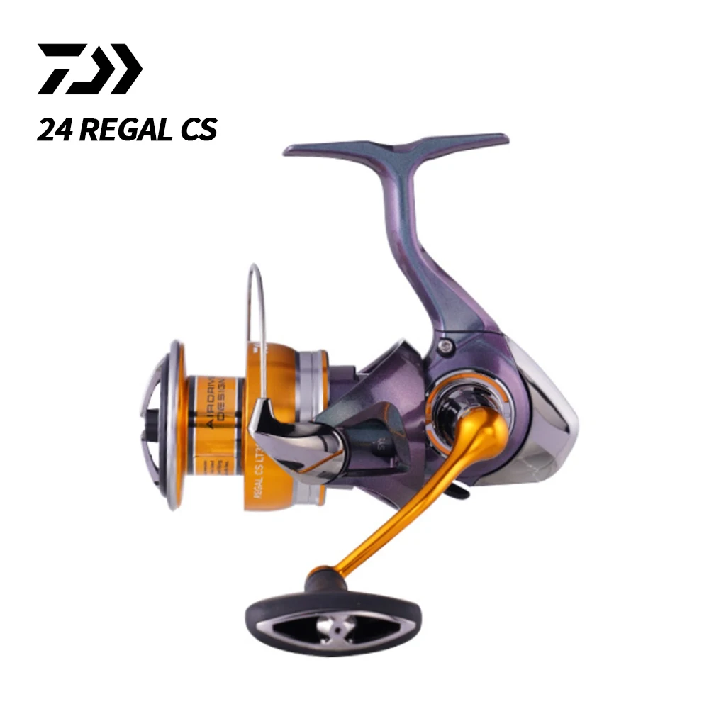 Daiwa Original 2024 Regal LT Spinning Fishing Reel Gear Ratio 5.2-6.3:1 9/1BB Max Drag 5-12KG Zaion V Body Air Drive Design