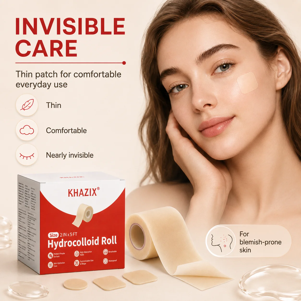 Hydrocolloid Pimple Patch Roll - Skincare China review and price