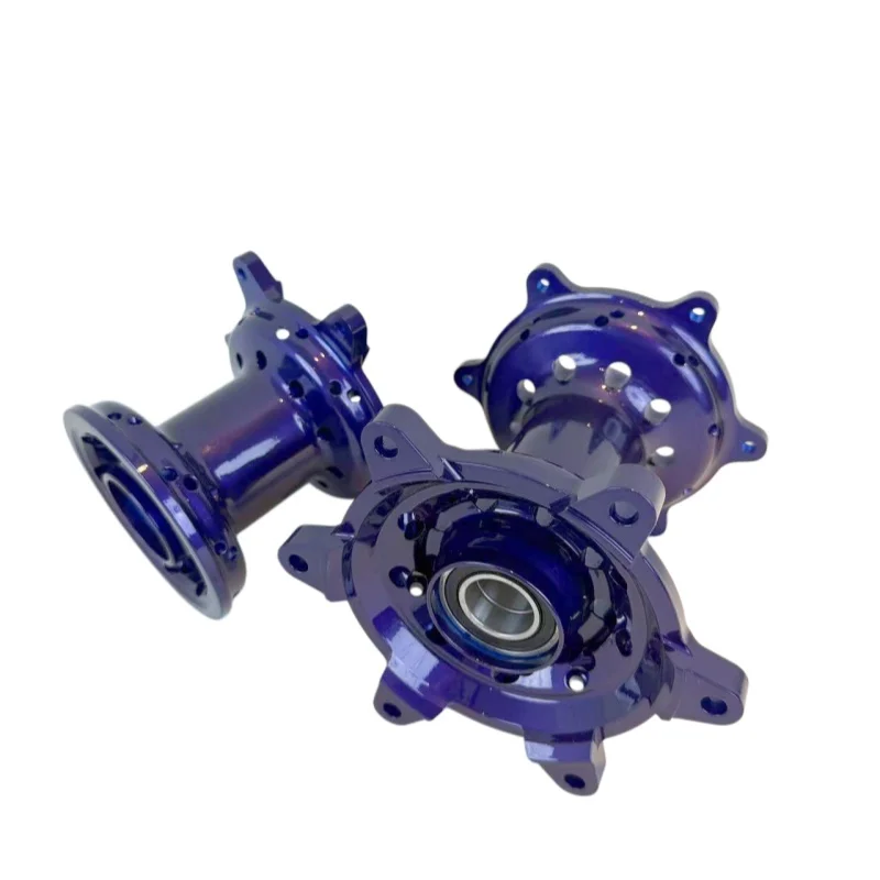 

Blueing Blue And Red Fit YZ Blue Painted Purple Wheel Hub Motorcycle Accessories Supermotard Wheel Hubs