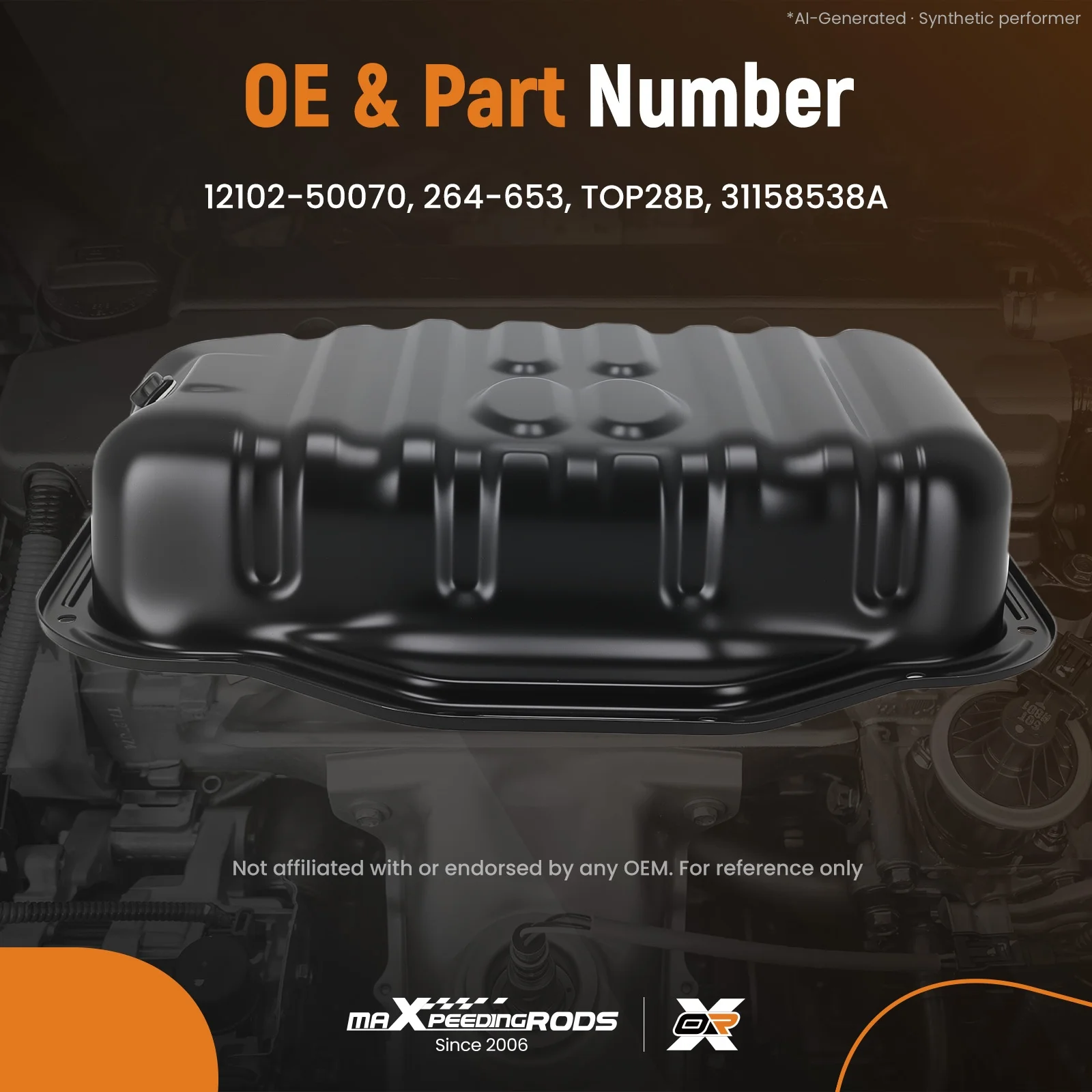 Engine Oil Sump Kit for Lexus GS400 GS430 SC430 4.0L 4.3L 12102-50070 TOP28B - view 2