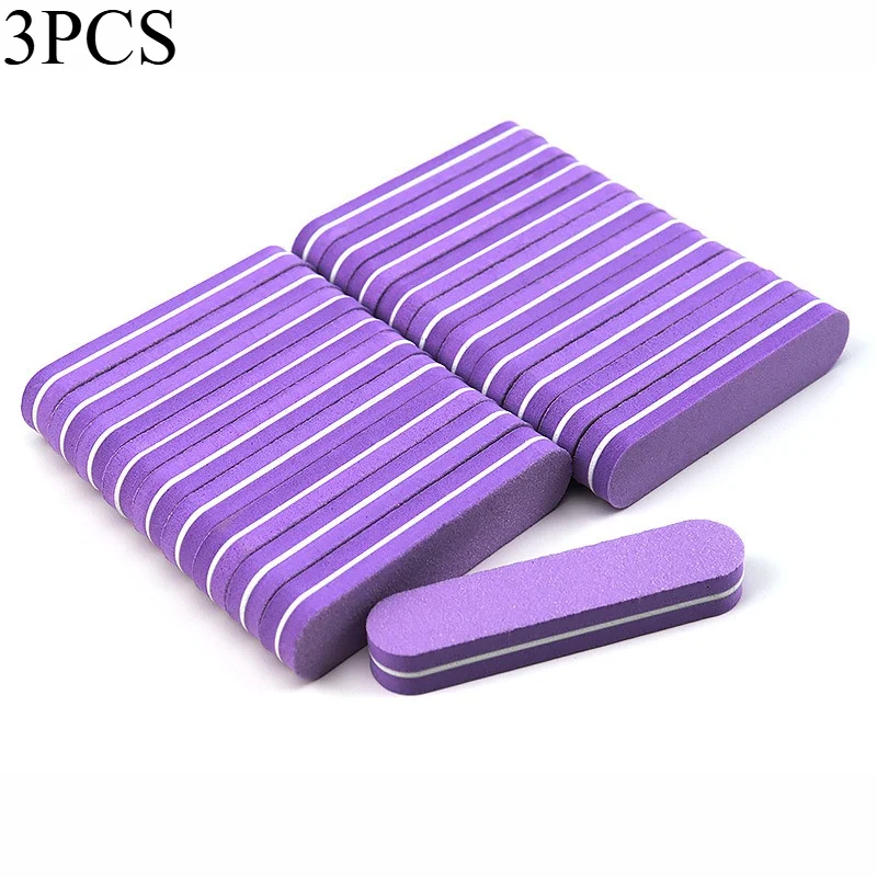 

Набор из 3 мини-пилочек для ногтей, двусторонние пилочки с грубой и тонкой полировкой, высокоэластичные губчатые пилочки.