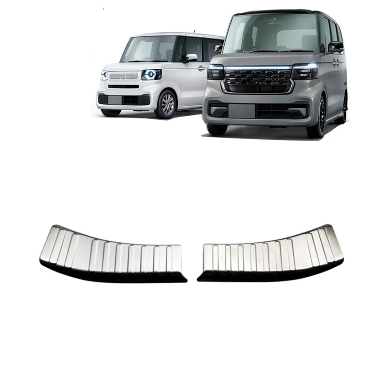 For Honda N-BOX JF5 JF6 2023 2024 Car Rear Trunk Door Sill Plate Cover Trim Accessories , Stainless Steel