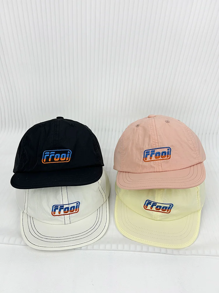 

Quick-drying peaked cap women's summer sunscreen sunshade versatile five-piece hat big head circumference peaked cap men